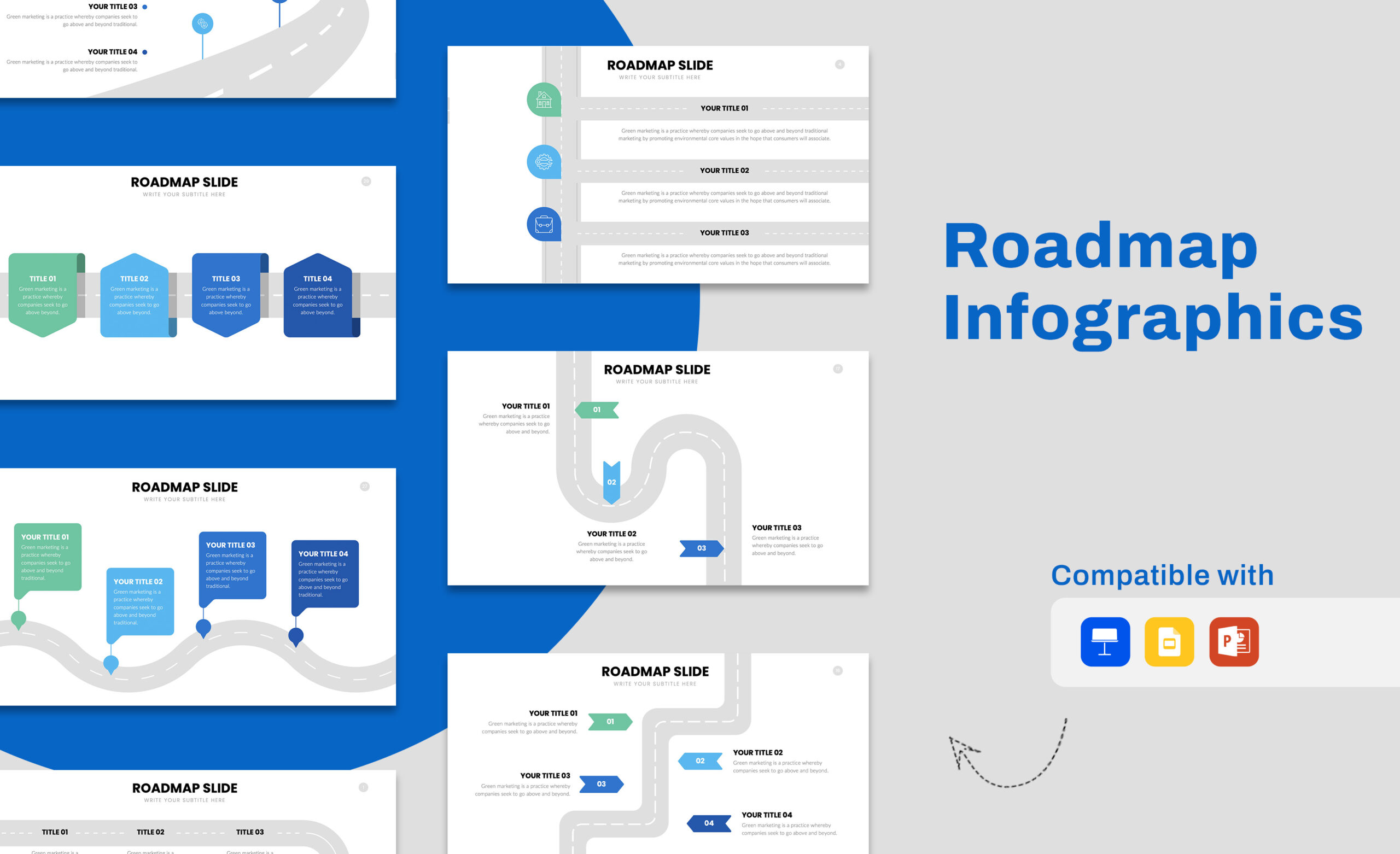Copia de Roadmap Infographics